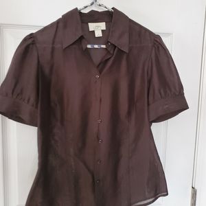 Pretty brown blouse